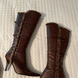 Seychelles leather high heeled boots
